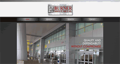 Desktop Screenshot of burnersheetmetal.com